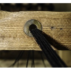 Corda di cotone nera 40mm