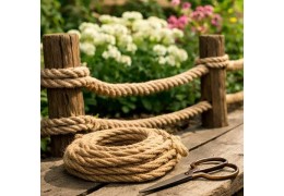 Juteseil als Gartenseil